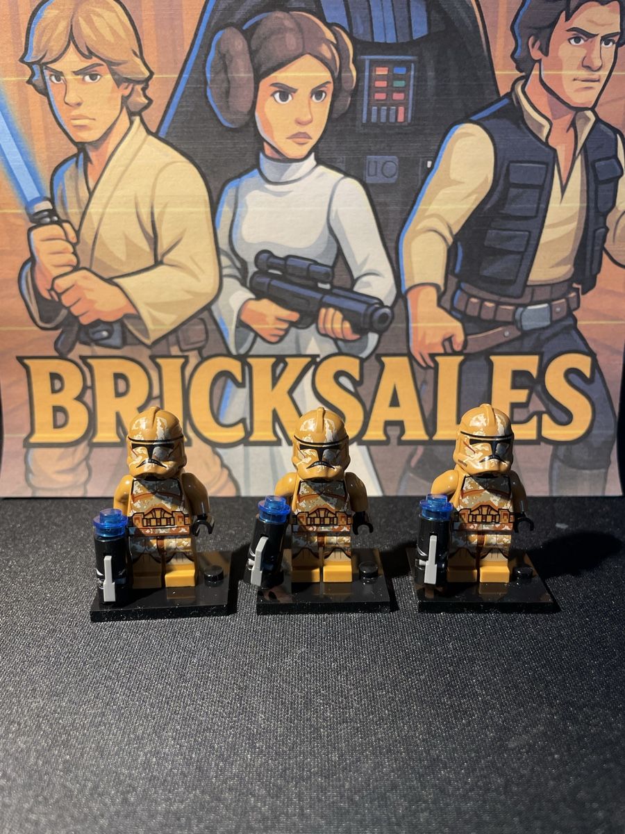 Star Wars Statuette: Star Wars Figur Geonosis Clone Trooper Figur Lego-Komp. – Nuovo (secondo la descrizione) da Zufikon venduto da BrickSales