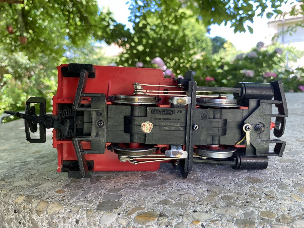 LGB Modellini di ferrovie: LGB Dampflok zum restaurieren oder Ersatzteilspender – Difettoso da Köniz venduto da Sonnenschein._.77 3