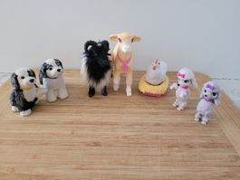 Barbie Bauernhoftiere und Modehunde