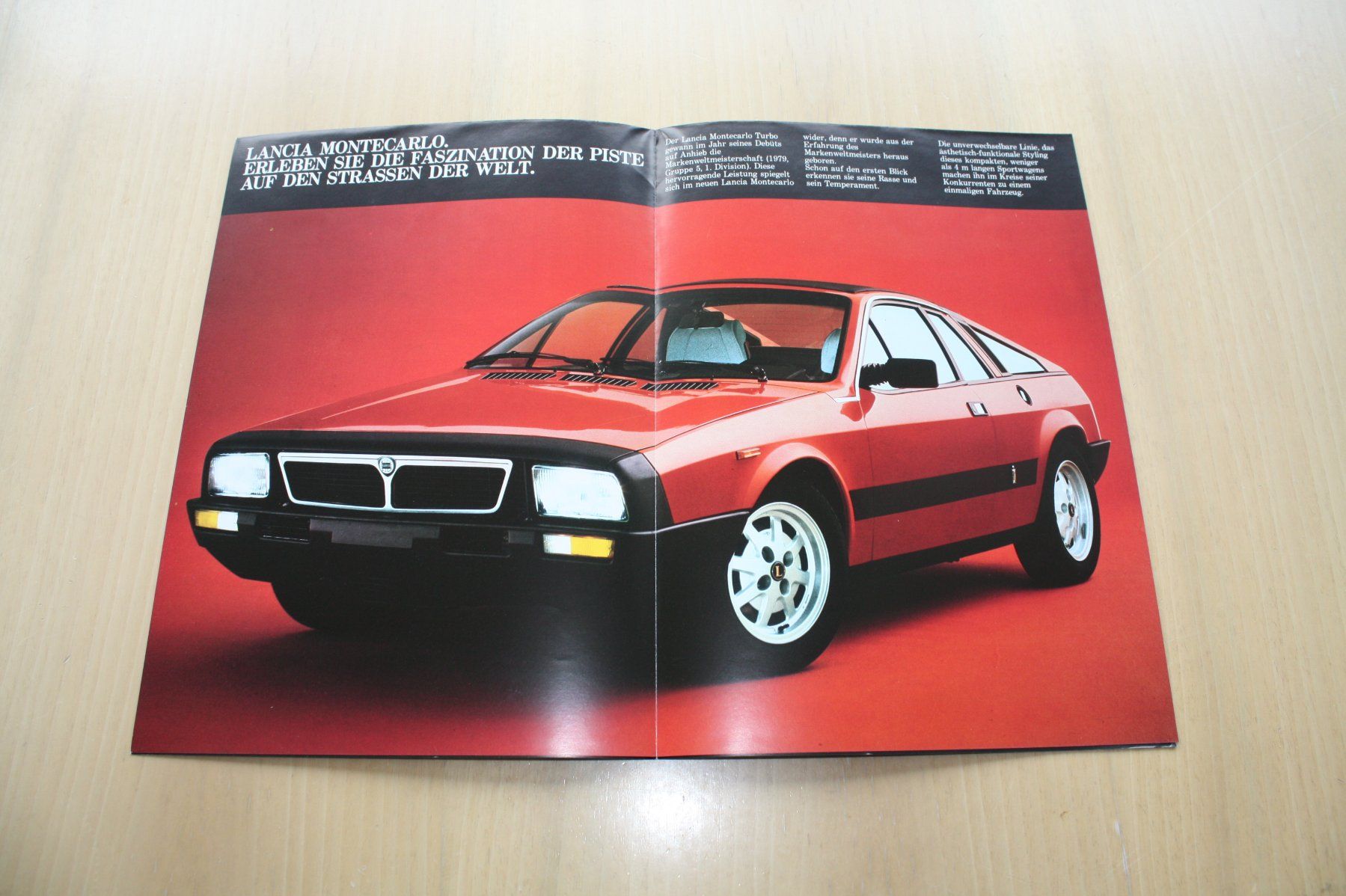 Lancia Documenti: Lancia Beta Montecarlo Prospekt – Usato da Wikon venduto da erwin400 1