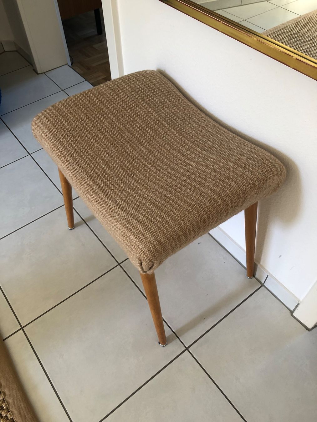 Tabourets: Hocker mit Stoffsitzfläche – D'occasion à Luzern par rotanj 2