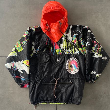 1980s Luhta Skiing Made In Finland Vintage Pattern Jacket