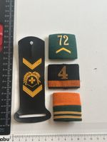 Soldatenabzeichen Armee 4 x Stücke mit Nummer(S43)