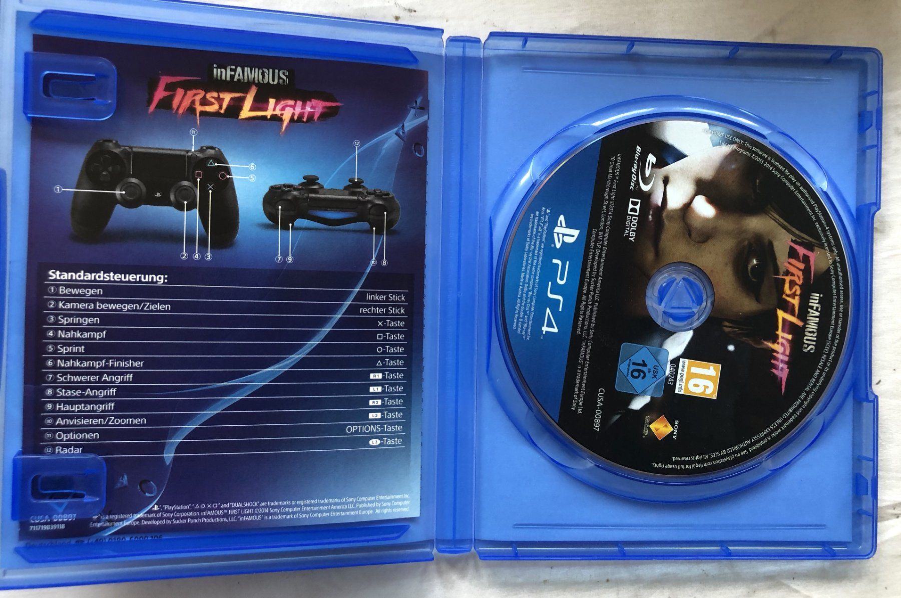 Spiele: PS 4 - inFAMOUS - First Light – Gebraucht aus Schaffhausen von durruti 1