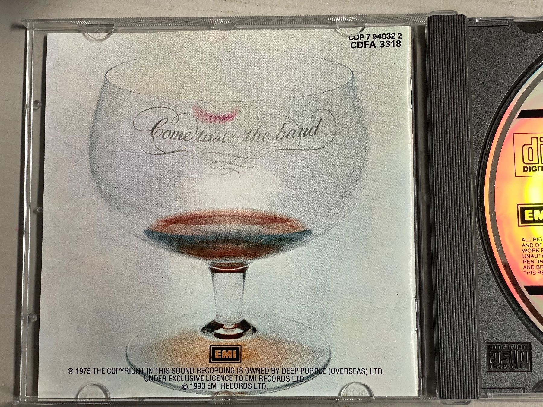 CD: Deep Purple-Come Taste The Band – Usato da Muri b. Bern venduto da AdidasCollector 1
