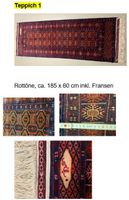 Orientteppich, ca. 185x60cm, guter Zustand  (1)