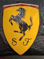 Emailschild/ plaque émaillée Ferrari XL