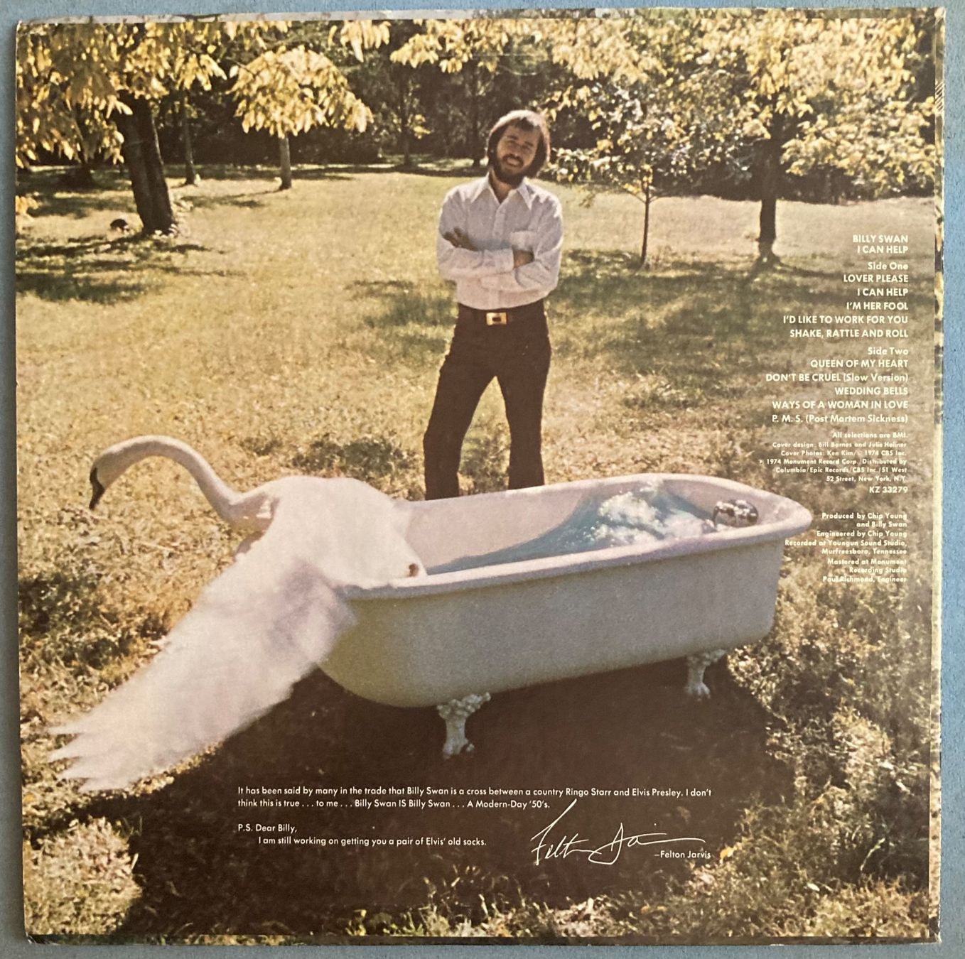 Dischi in vinile: BILLY SWAN - I CAN HELP – Usato da Poliez-Pittet venduto da Newtown-Records 1