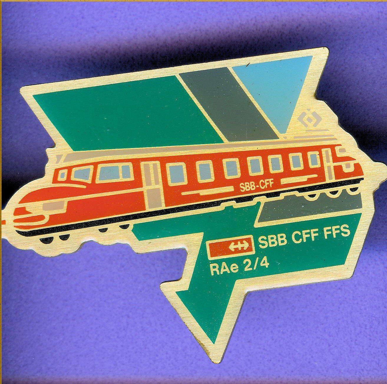 SBB/CFF/FFS Placchette & Badge: SBB CFF FFS  RAe 2/4 – Usato da Winterthur venduto da Sammleroase