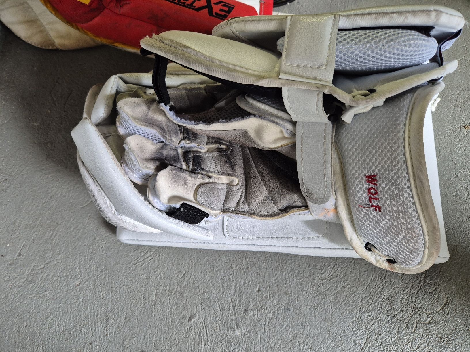 Ccm Bastoni & Pale: Eishockey Torhüterset SR 34+1 – Usato da Kappelen venduto da Newbody 2