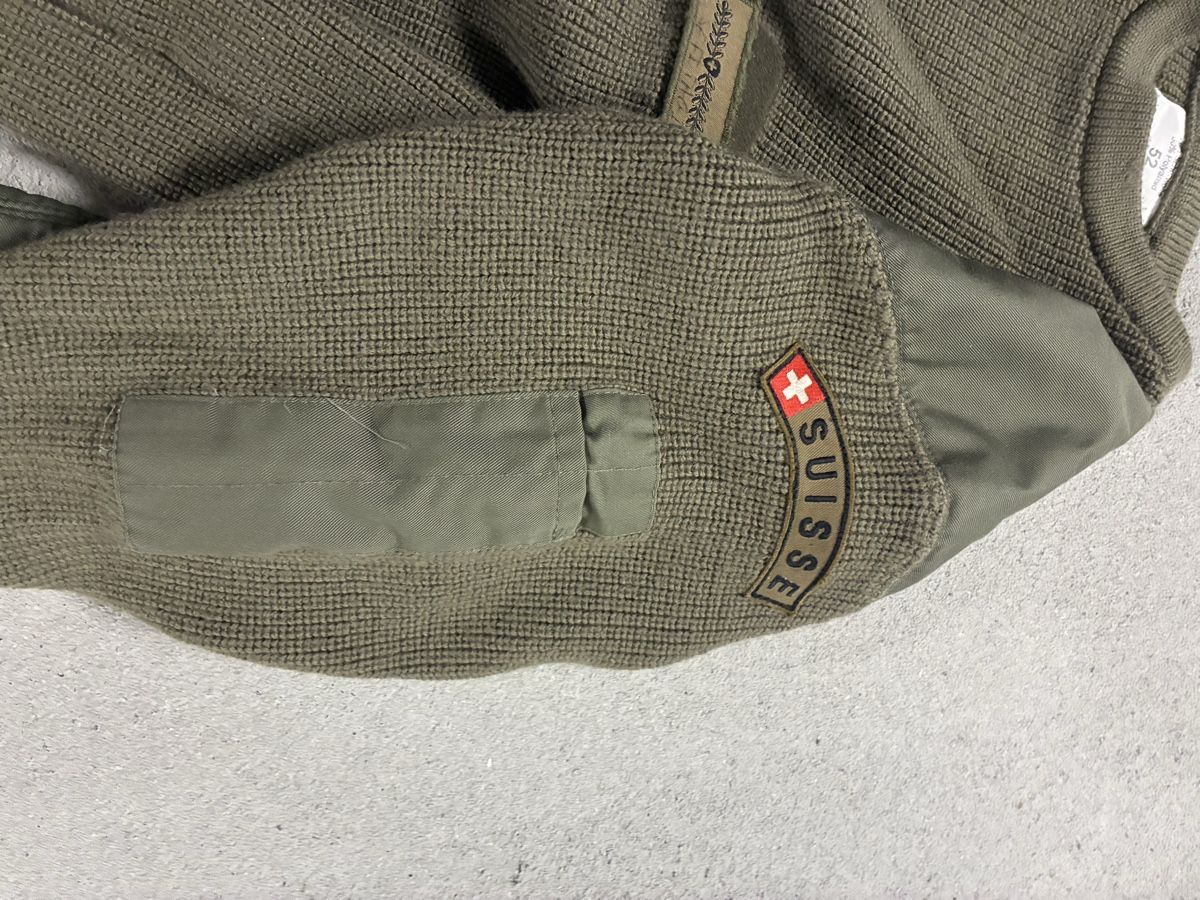 Schweizer Armee Maglioni & Felpe: Instruktor pullover 52 für schweizer offiziere – Usato da Oberiberg venduto da reimet 1