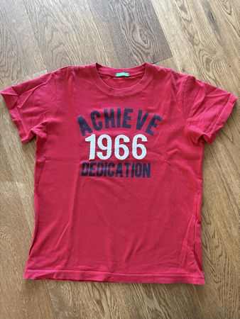 Benetton T-Shirt, rot, Grösse 140