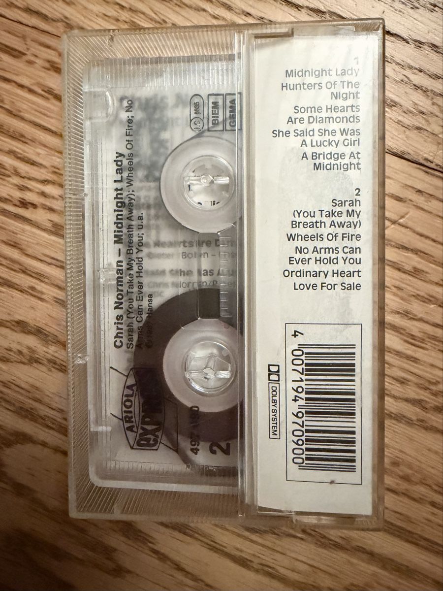 Musicassette: Chris Norman: Midnight Lady MC Musikkassette – Usato da Hünenberg venduto da Paddels 2