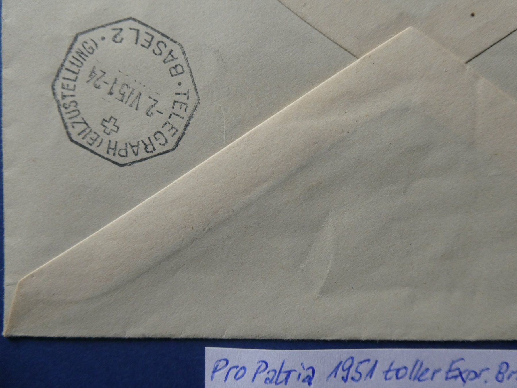 Tutti i francobolli: Pro Patria 1951 toller Express Brief – Usato da Lausen venduto da Herbamare01 1