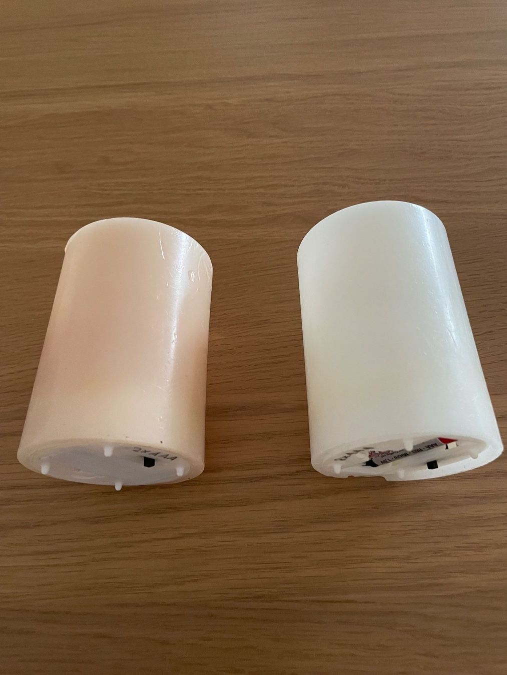Kerzen: 2 LED Kerzen Wachsoptikmit Batterien kein Timer, Warmlicht – Gebraucht aus Winkel von Kade50 1