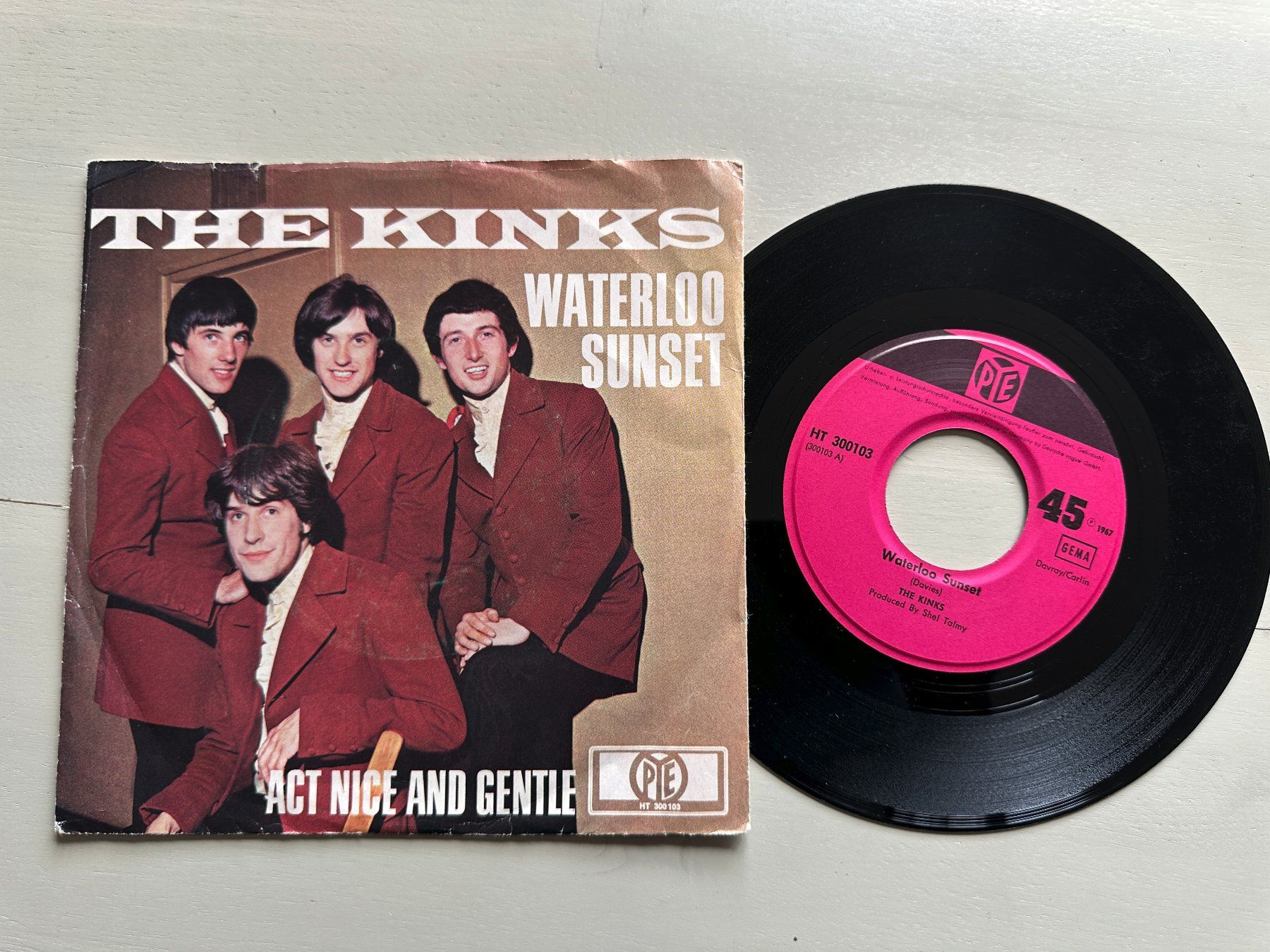 Dischi in vinile: KINKS RAY DAVIES DAVID tolle Single Waterloo sunset Kult Hit – Usato da Basel venduto da Partridge