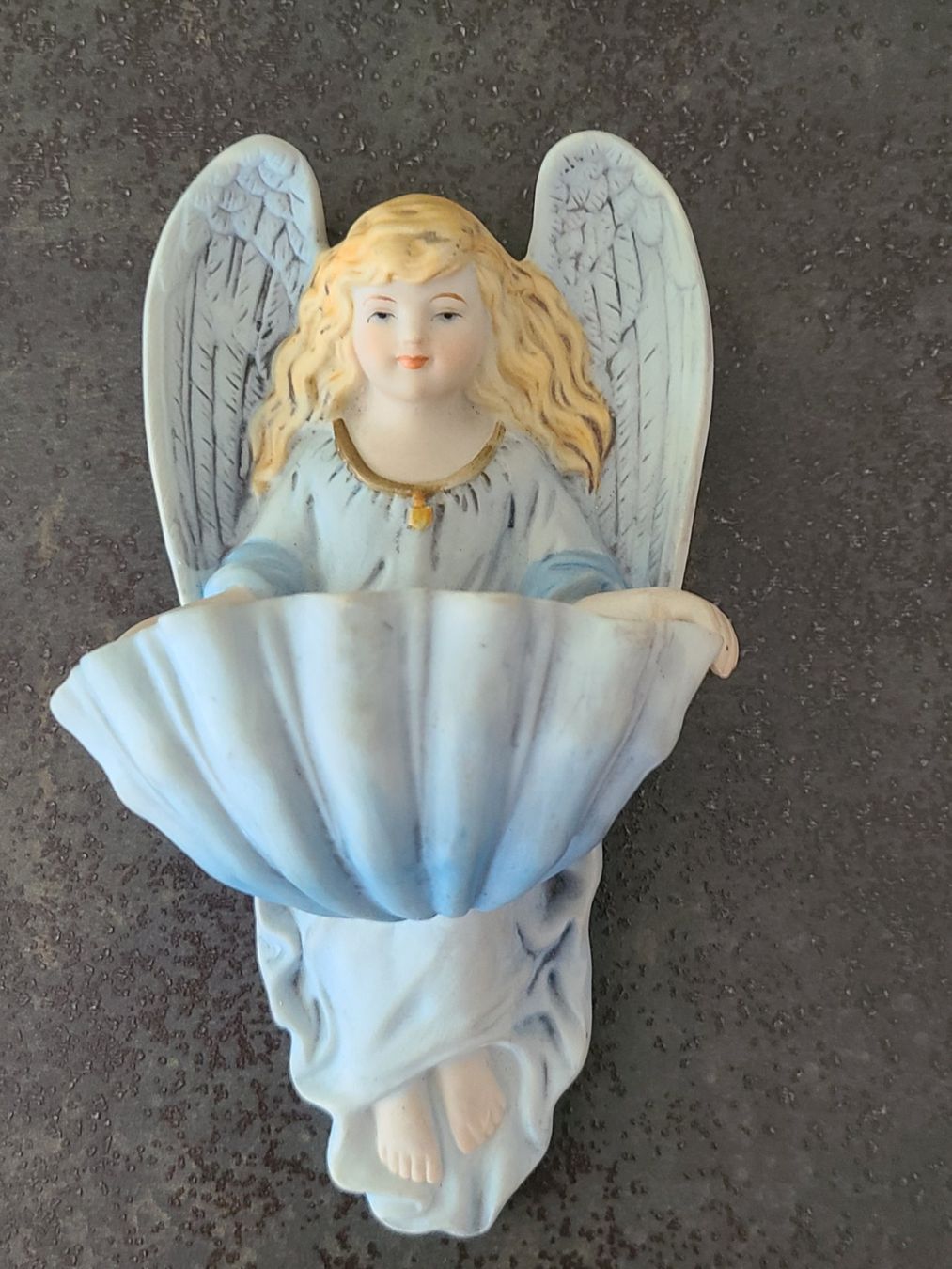Statuette: Weihwassergefäss - Engel - alt – Usato da Reinach BL venduto da 3Guggerli 3