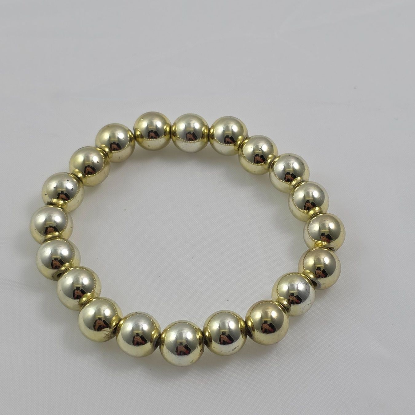 Bracciali & Braccialetti: Modeschmuck: Goldfarbenes Armband mit Kugeln 621 – Usato da Wald ZH venduto da Martin79 1
