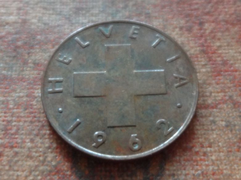 Tutti le monete: 1 Rp. 1962  (B) – Usato da Romanel-sur-Lausanne venduto da Swift13