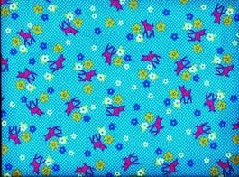 Jersy Baumwollmixstoff 50 x 75 cm  blau