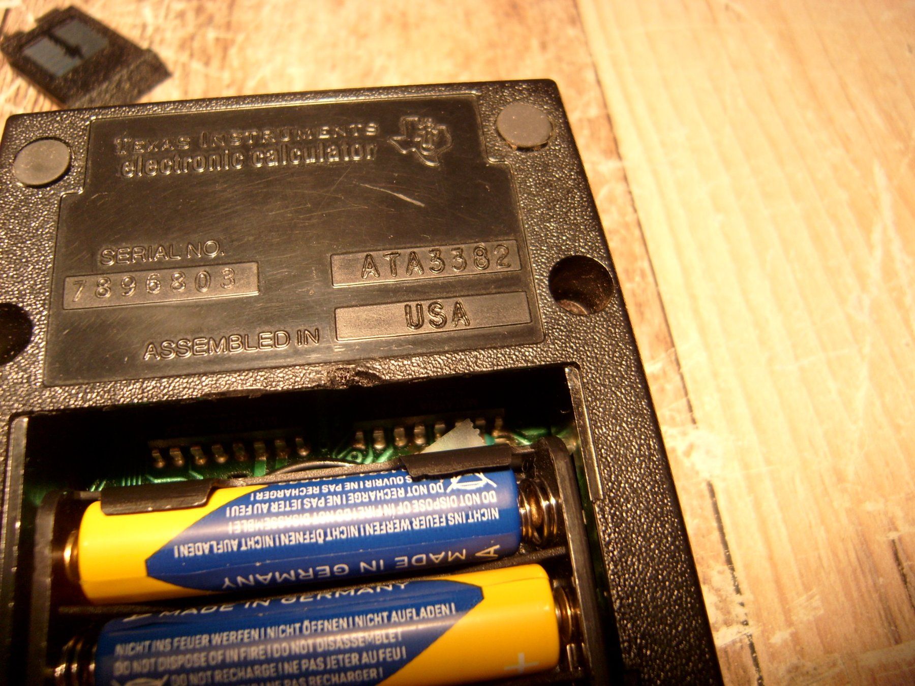 Texas Instruments Taschenrechner: TI-59, Master Lib Modul,Texas Instruments,Standard Batterien – Gebraucht aus Mauren TG von nochbilligerjakob 9