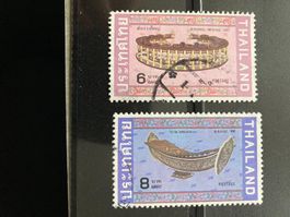 Thailand 1982 Lot Musikinstrumente gestempelt