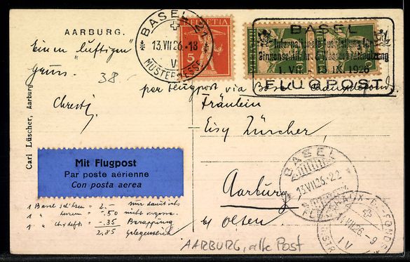 Cartoline postali: AK Aarburg, Alte Post – Usato da Berlin venduto da bartko-reher 1