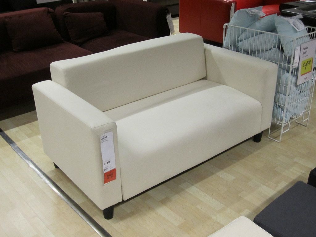 Ikea Sofas: IKEA KLOBO Sofa, 2er-Sofa, Weiss, gebraucht – Gebraucht aus Aarau von cha_pn2d 1