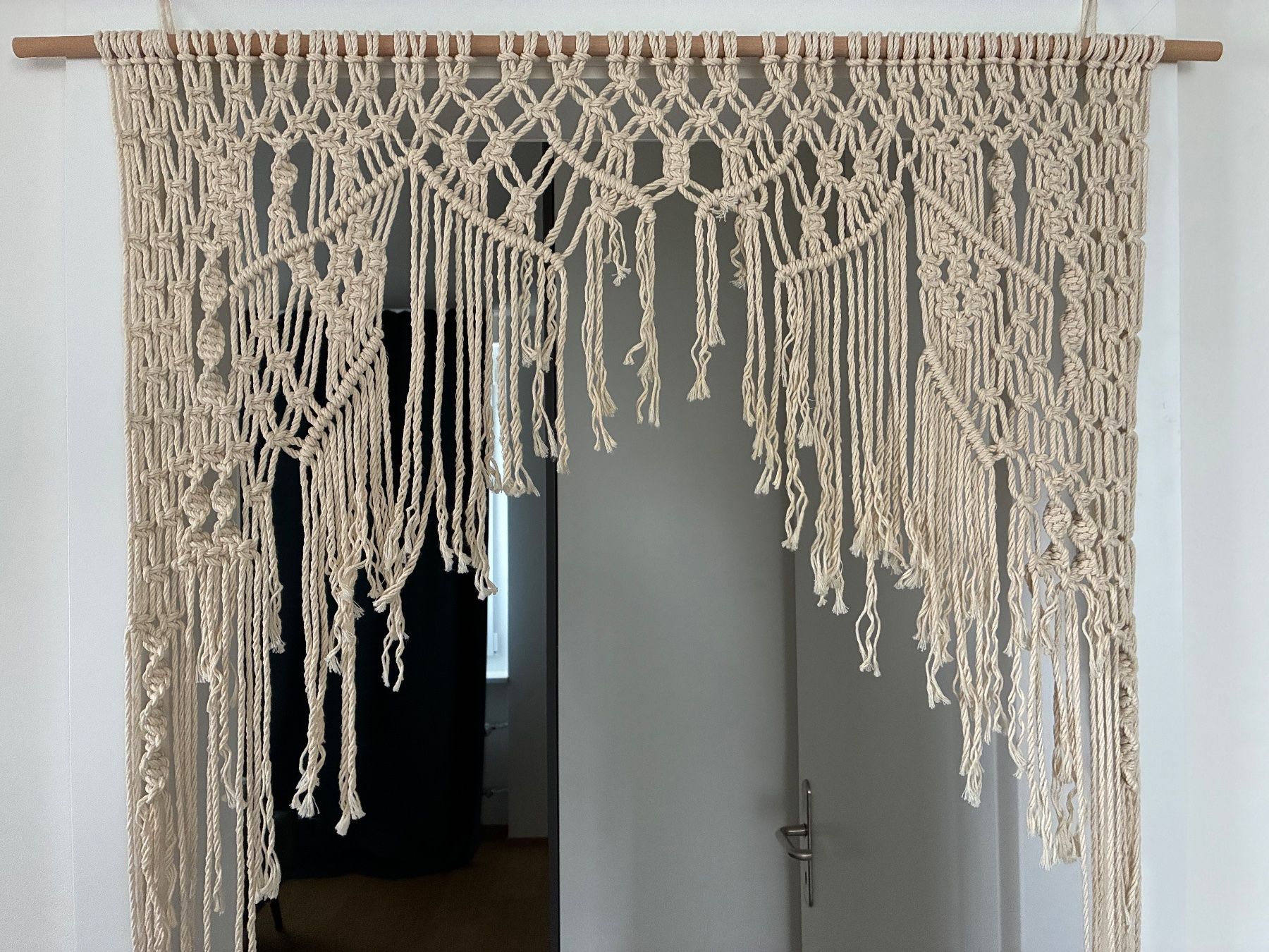 Tende: Makramee Türvorhang im Boho-Stil – Usato da Bülach venduto da gina52