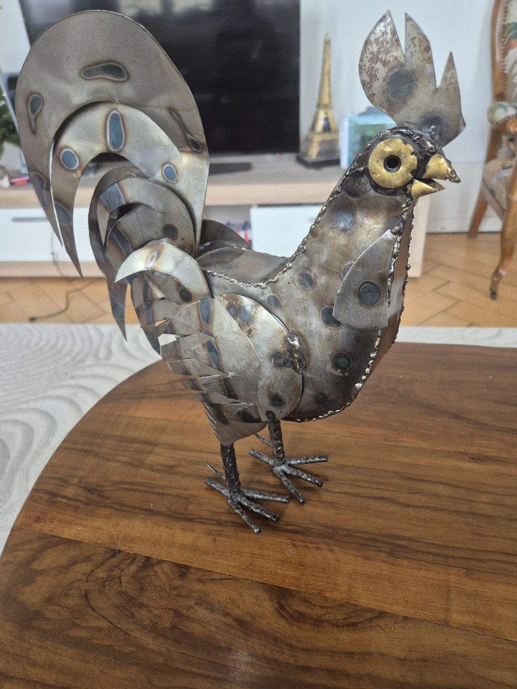 Tutte le decorazioni: Coq en métal unique, décoration intérieure – Usato da La Chaux-de-Fonds venduto da Airnessman 1