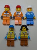 5 Stück Lego City Bauarbeiter [used]