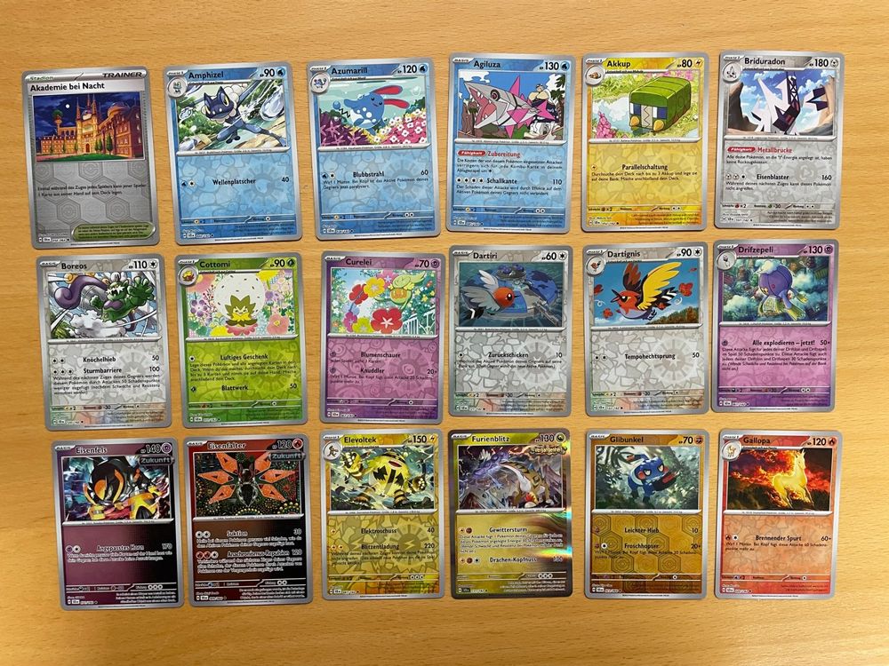Pokemon Reverse Karten Set (Versand gratis) (Neu (gemäss Beschreibung ...
