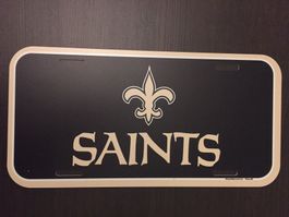 New Orleans Saints Licence Plate
