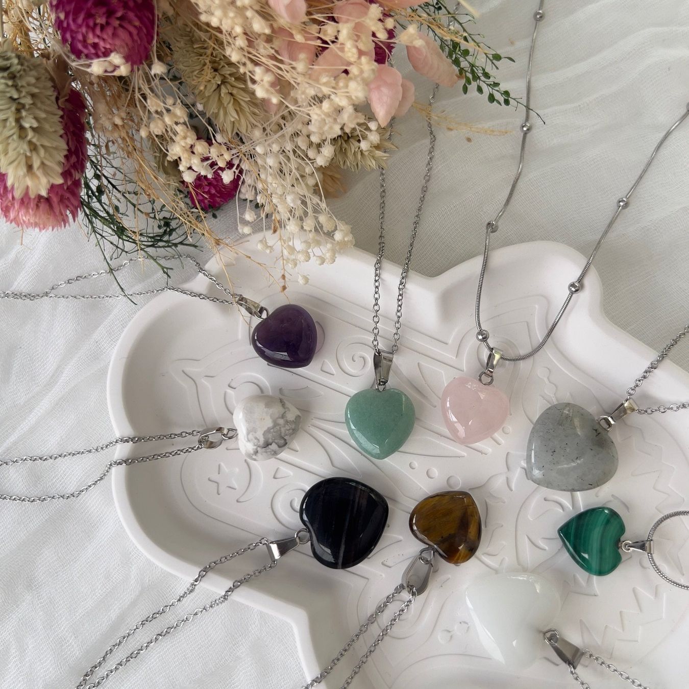 Ciondoli: Pendentif coeur en améthyste – Nuovo e nell'imballaggio originale da Pully venduto da sunaddict 4