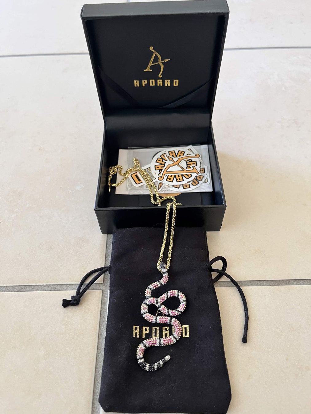 Anhänger: Pendentif Snake Aporro unisexe – Neu und originalverpackt aus Reconvilier von alp_2zrn 1