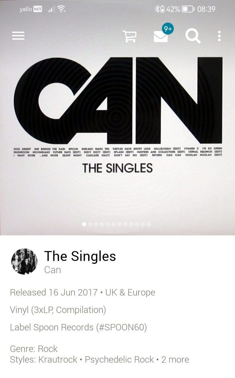Dischi in vinile: Can the singles 3x vinyl – Usato da Zuerich venduto da Culoshaker 1