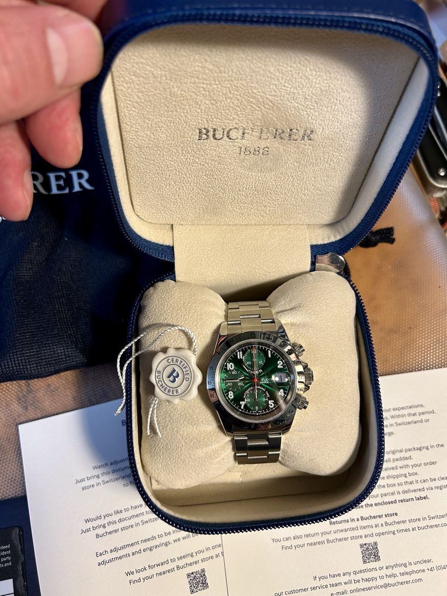 Tudor Orologi: Tudor Prince Date  ( Green ) – Usato da Delémont venduto da hardy1428 8