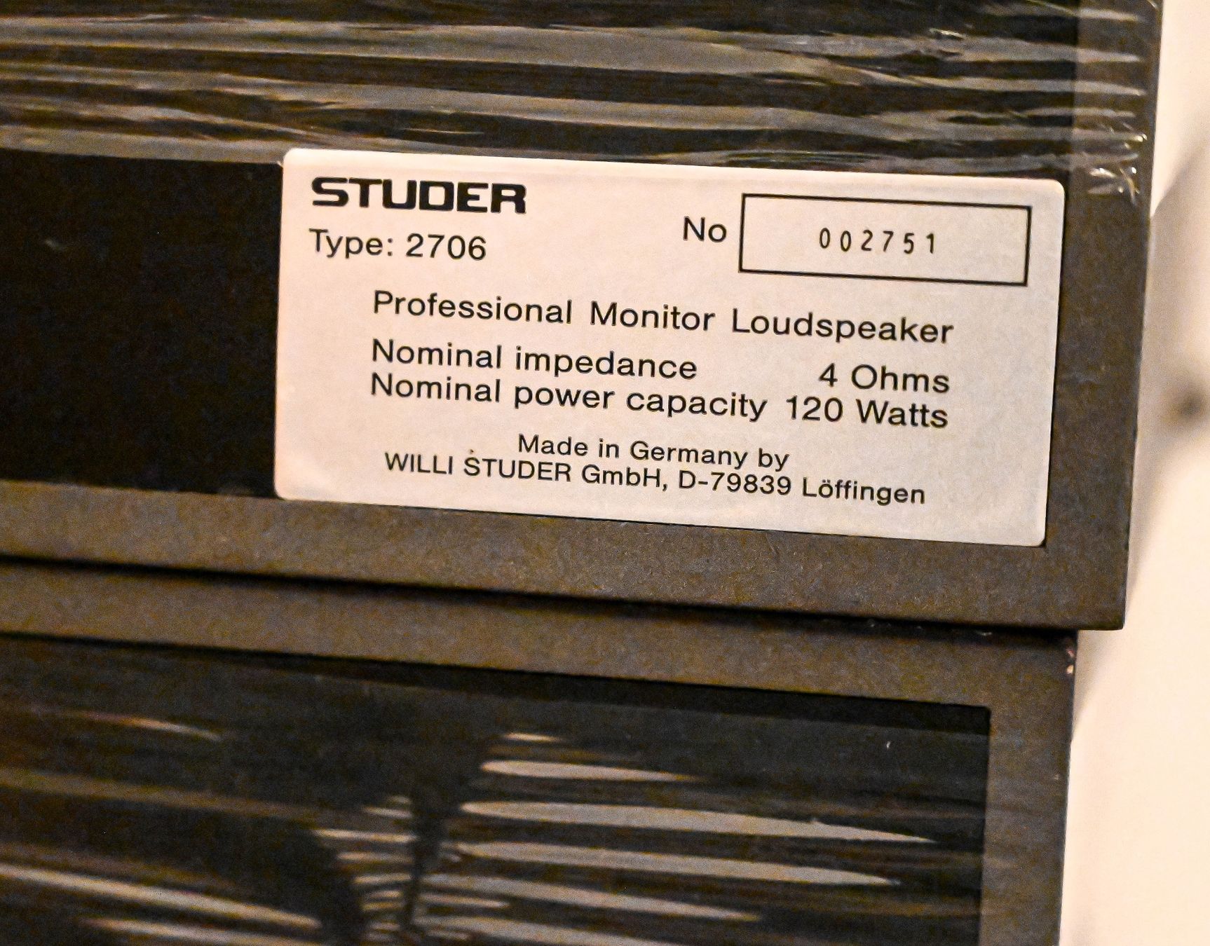 Studer Lautsprecher: 2x Lautsprecher, Studer - 2706 – Gebraucht aus Winterthur von Rasca 1