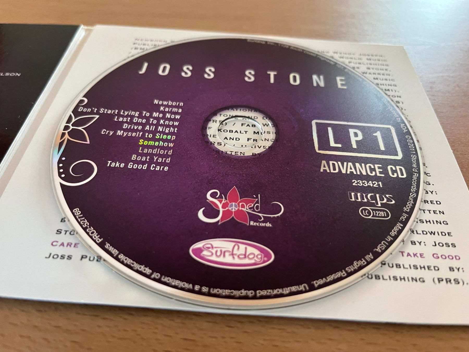 CDs: Joss Stone - LP1 - US Promo Version – Gebraucht aus Bätterkinden von emmentaler2008 3
