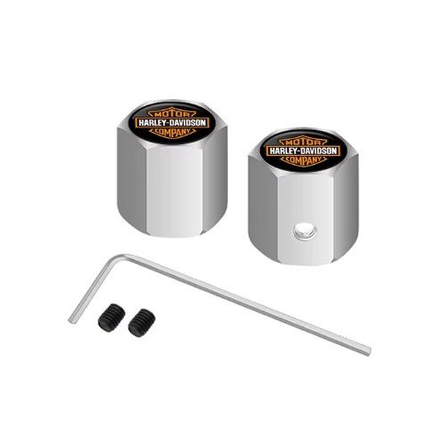 Harley-Davidson Tutti i ricambio per moto: 2x Capuchons de Valve Harley Davidson Alu J172 – Nuovo e nell'imballaggio originale da Allens venduto da MADE.IN.ROCK.N.ROLL