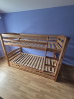 Holzbett massiv /Etagenbett mit Auszug. Super Zustand!