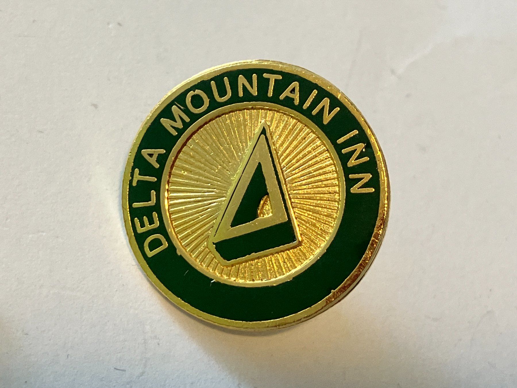 Plaketten & Abzeichen: 1 Pin Delta Mountain Inn – Gebraucht aus Basel von djwwpp