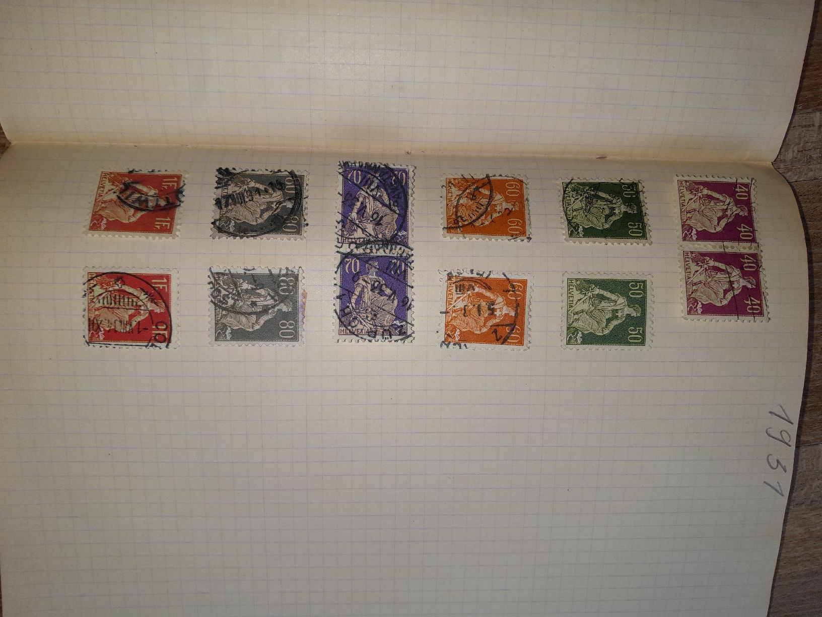 Alle Briefmarken: Brief-Marken-Sammlung – Gebraucht aus huttwil von Mfeilenhauer 2