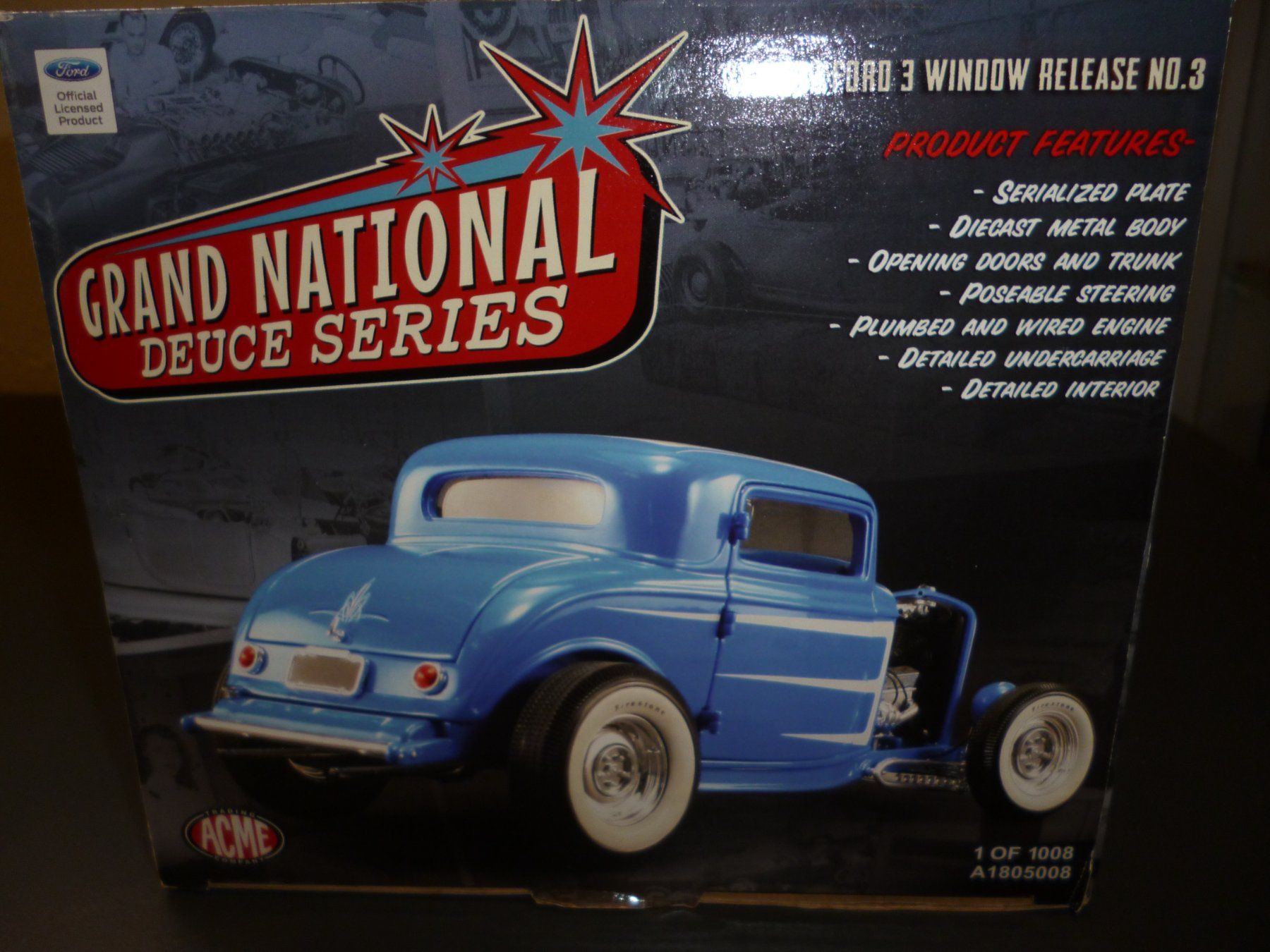 Ford Modellautos: Ford 1932 Three Window "Release No.3" 1:18 ACME – Neu und originalverpackt aus Niederwil SG von Kaicorner03 2