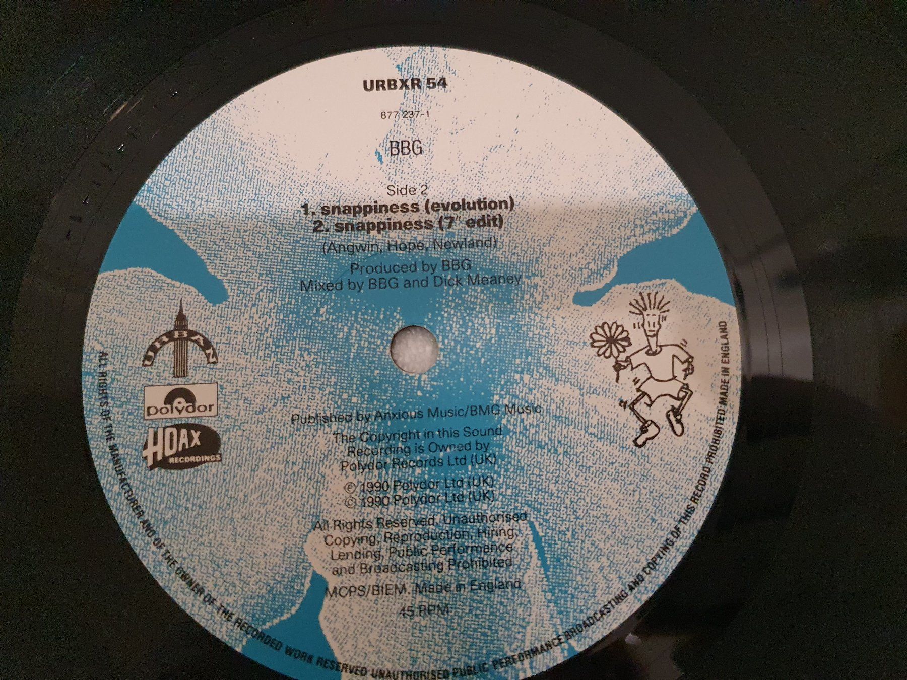Dischi in vinile: BBG – Snappiness (Remix) – Usato da Uster venduto da Vinyl-Leidenschaft 5