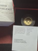 Pièce d'or 25 Fr. Confédération 2023, diversité linguistique