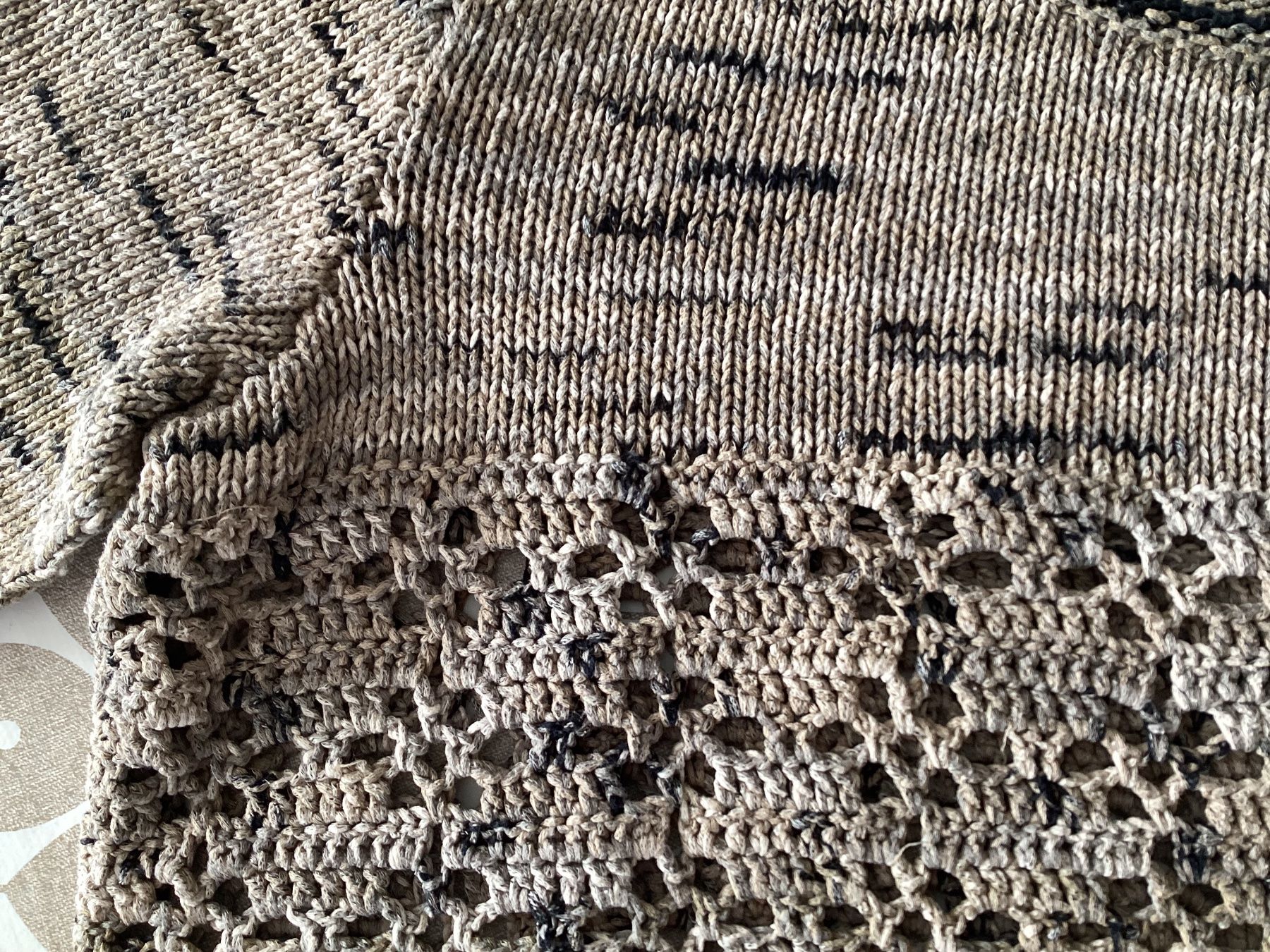Pullover & Sweatshirts: Handgestrickter Baumwoll Pullover Gr.38 – Gebraucht aus Zürich von orella79 1