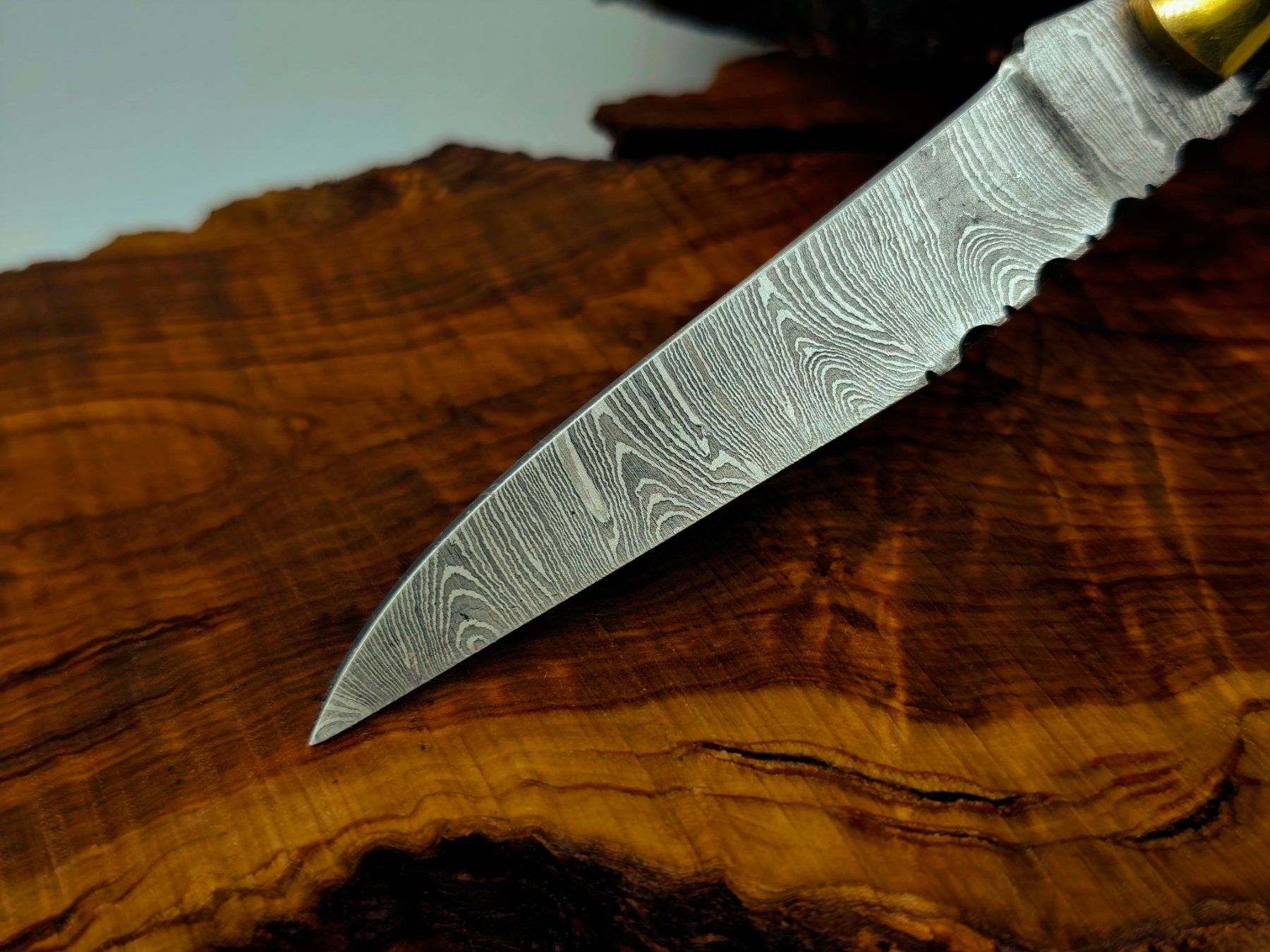 Accessori: Laguiole Damast Messer Klappmesser echtes Damastmesser – Nuovo e nell'imballaggio originale da Arlesheim venduto da Premius_1 2