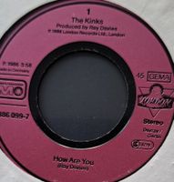 Vinyl-Single Kinks - How Are You