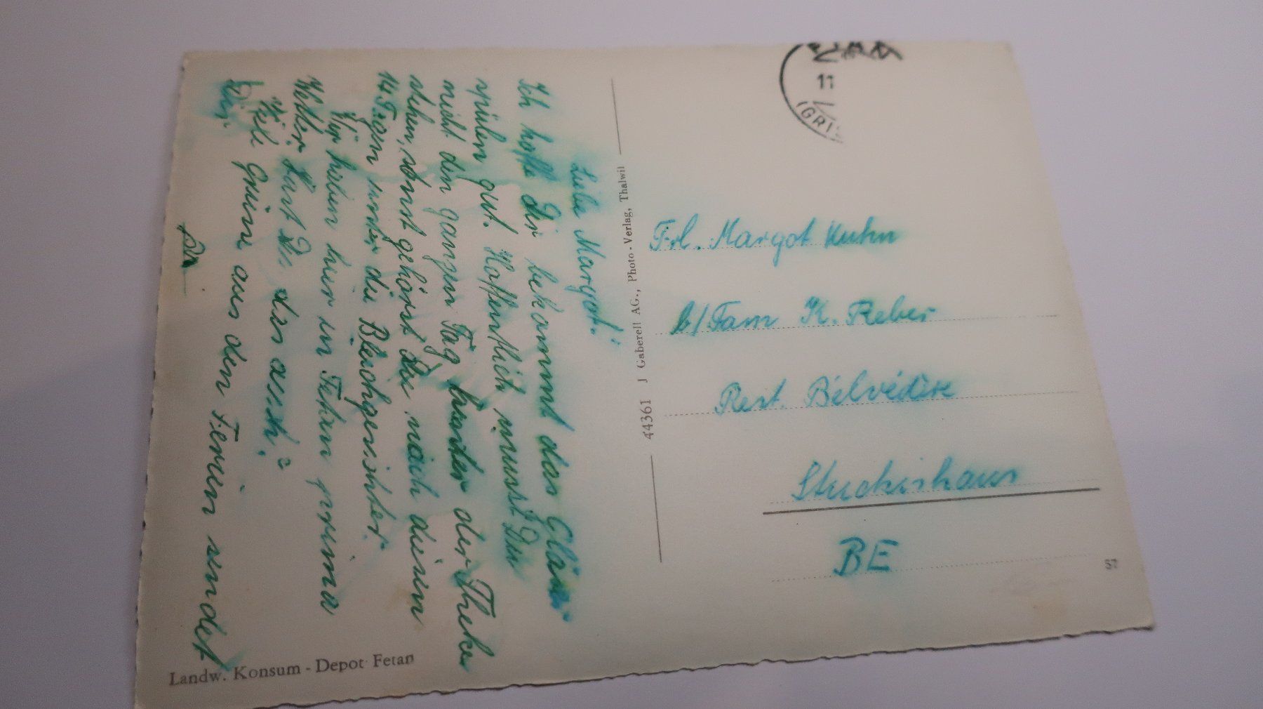 Cartoline postali: Fetan mit Piz Lischanna – Usato da Cormoret venduto da Pascalll2001 4